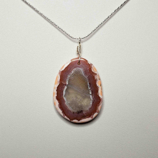 Moroccan Agate Bailed Pendant