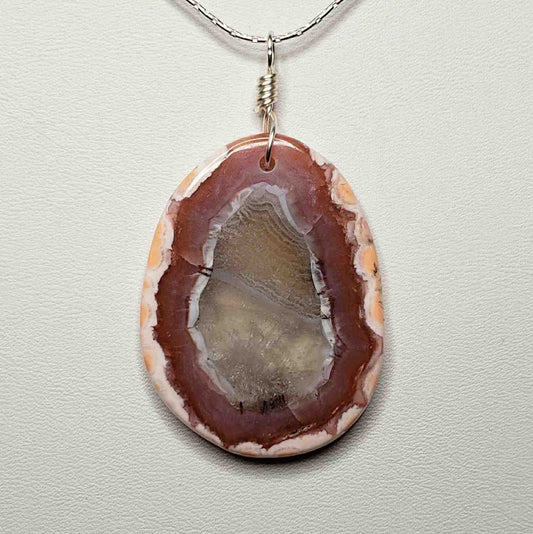 Moroccan Agate Bailed Pendant