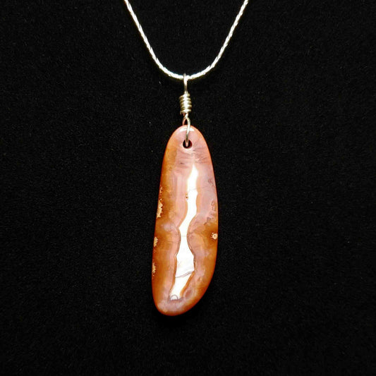 Moroccan Agate Bailed Pendant