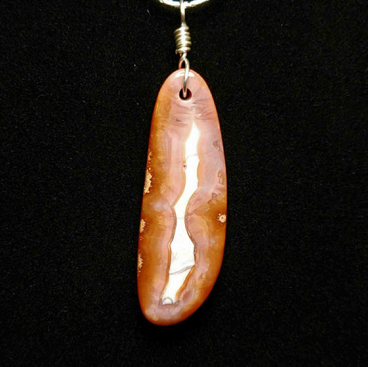 Moroccan Agate Bailed Pendant