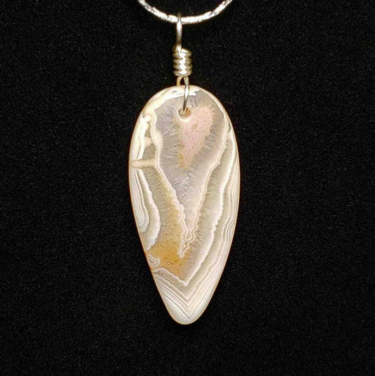 Moroccan Agate Bailed Pendant