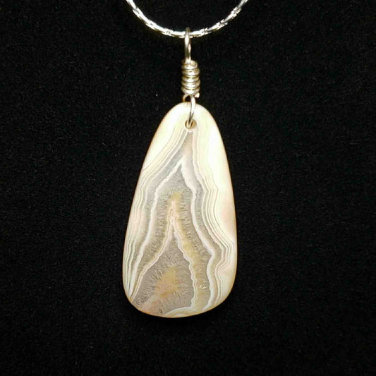 Moroccan Agate Bailed Pendant