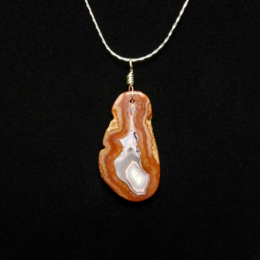 Moroccan Agate Bailed Pendant