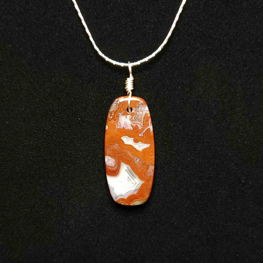 Laguna Lace Agate Bailed Pendant