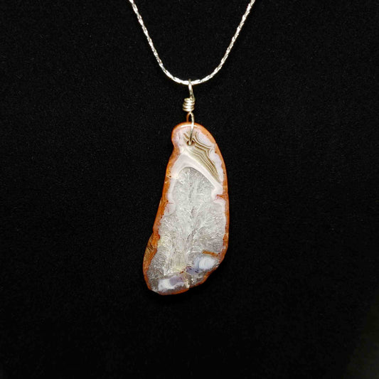 Moroccan Agate Bailed Pendant