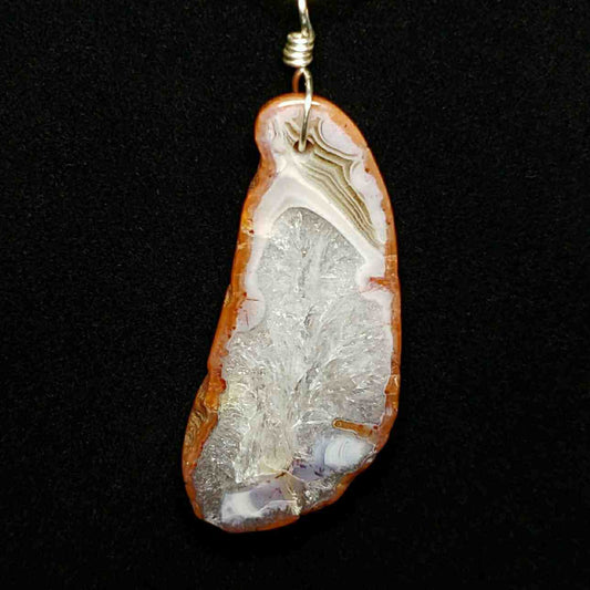 Moroccan Agate Bailed Pendant