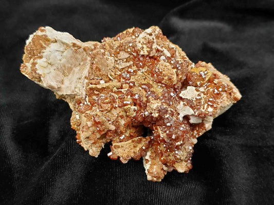 Vanadinite on Barite Specimen