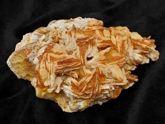 Vanadinite on Barite Specimen